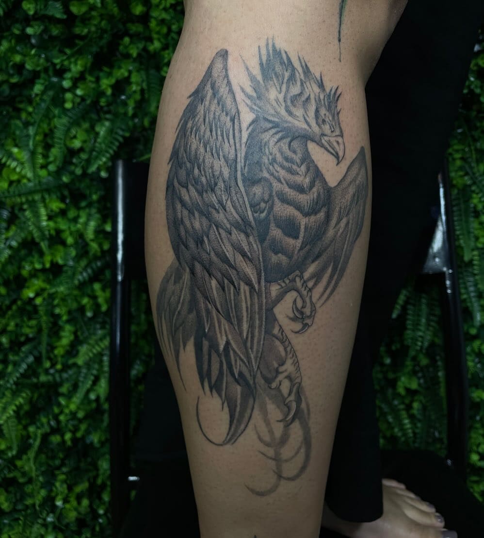 Tatuagem blackwork by Mager Tattoo